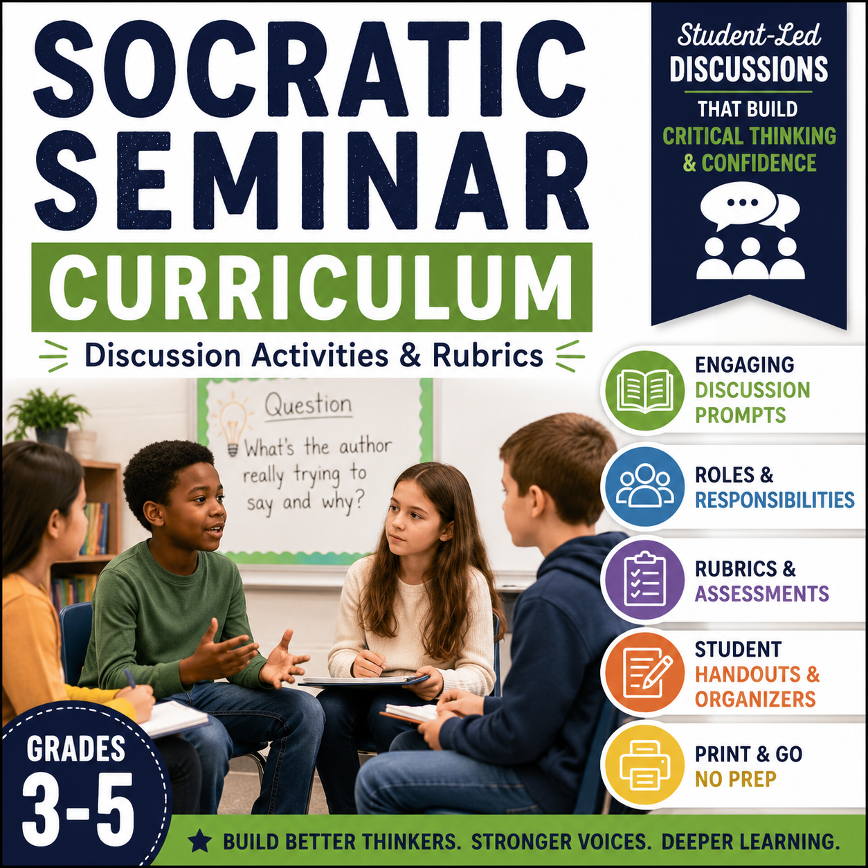 Socratic Seminars for 3–5th Grade Gifted Students