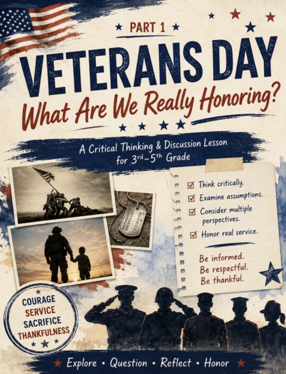 🇺🇸 More Than a Veterans Day Worksheet: Let Students Become Historians